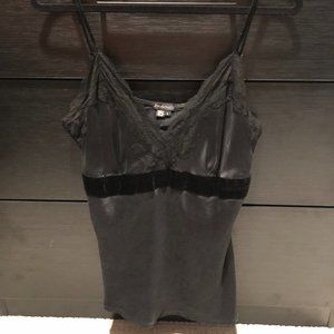 Piano spaghetti strap top with lace Size L